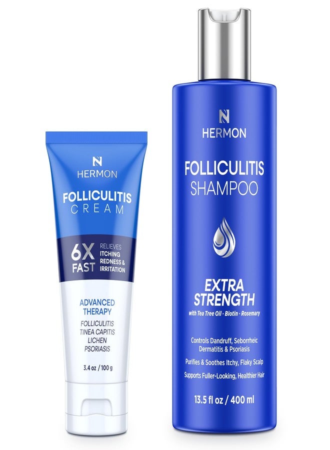 Hermon Folliculitis Treatment (Folliculitis Cream & Shampoo) - Image 1